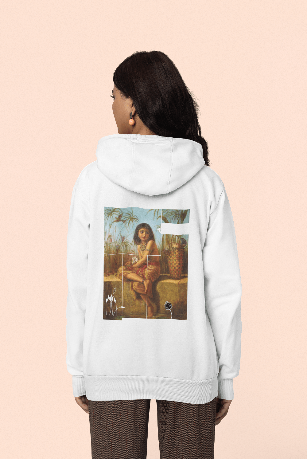 The Egyptian Flower Girl Hoodie